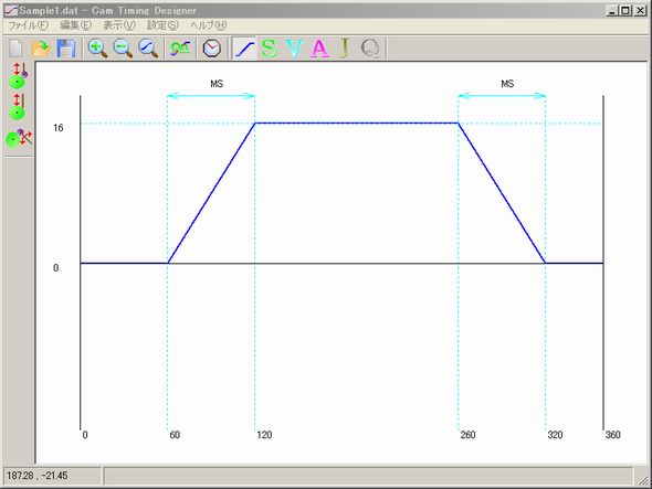 Cam Timing Designer Oρ@XN[Vbg